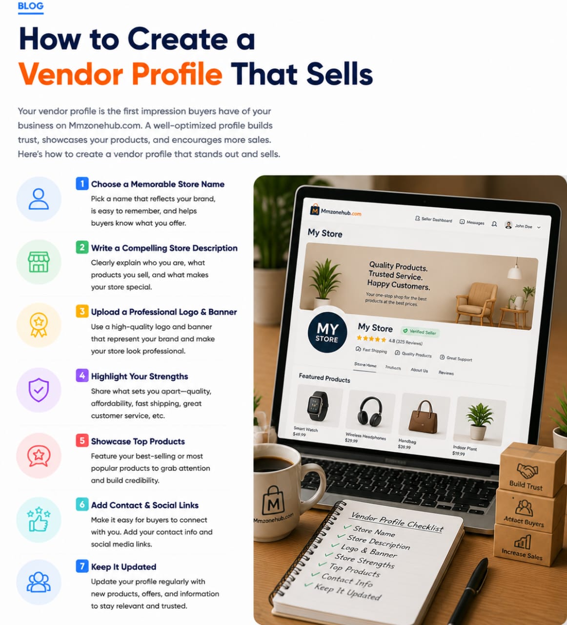 How to Create a Vendor Profile That Sells