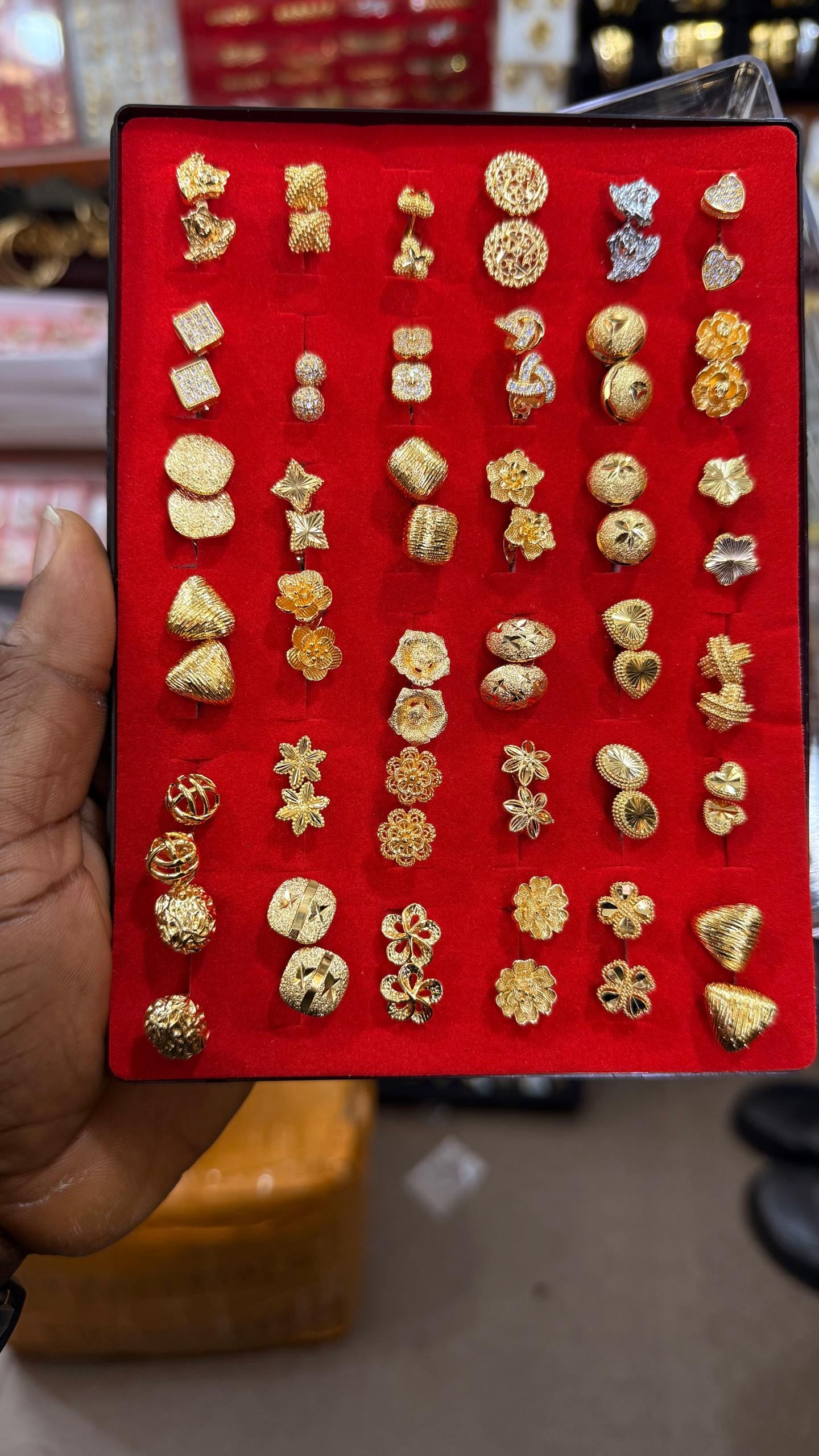 Stud earrings
