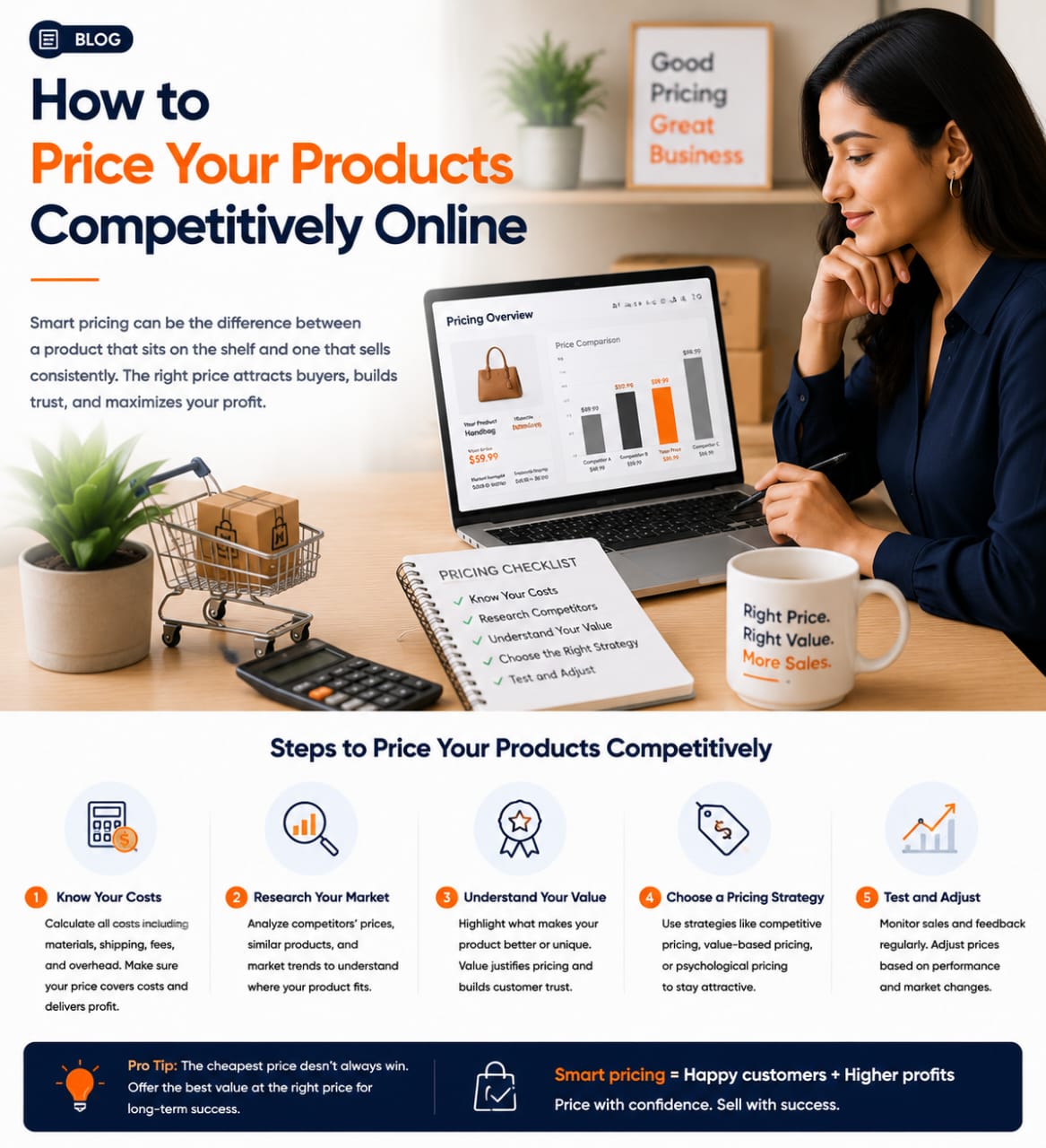How to Price Your Products Competitively Online