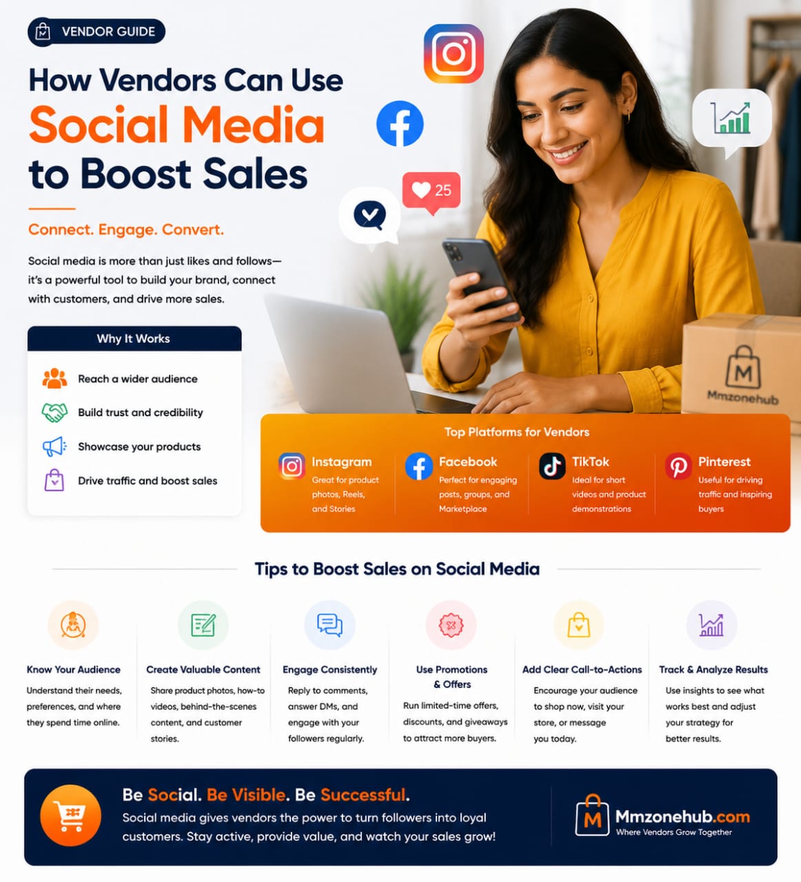 How Vendors Can Use Social Media to Boost Sales