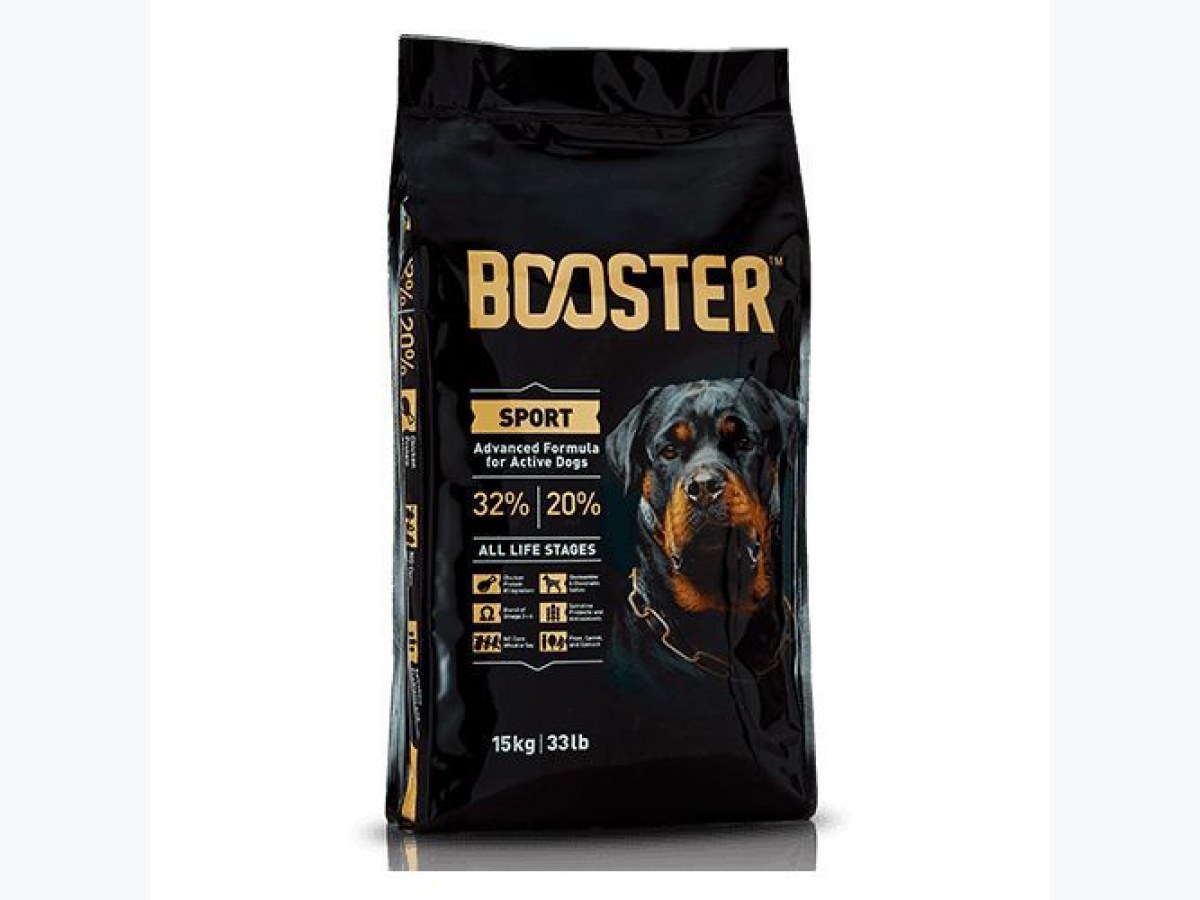 Booster Dry Dog Food 15kg